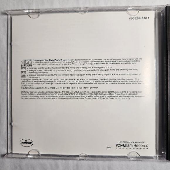 Bon Jovi Slippery When Wet Vintage Tested Rock CD Polygram 1988 Pre-owned - Picture 5 of 7